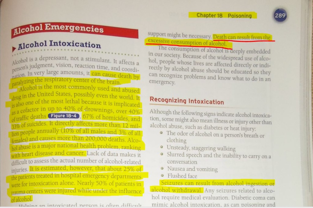 Page 289 of First Aid, CPR and AED Advanced, Sixth Edition.