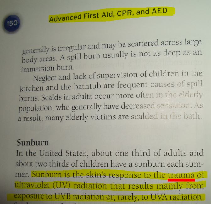 Page 150 of First Aid, CPR and AED Advanced, Sixth Edition.